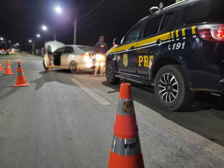 Foragido da Justiça de MG vai para festa com carro roubado e é preso dirigindo embriagado no interior do ES