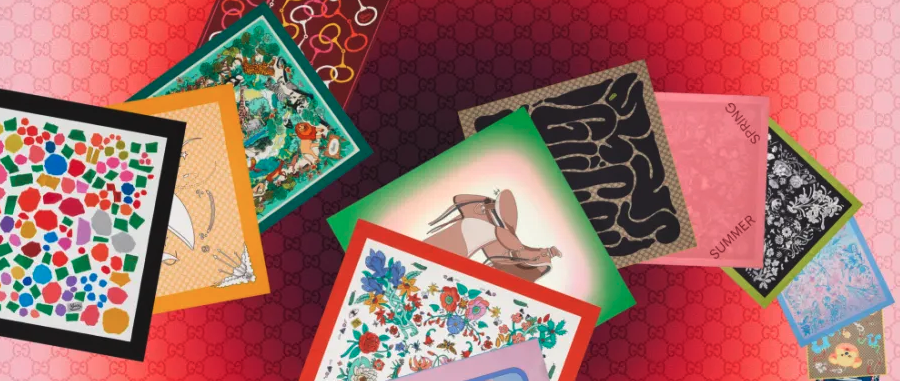 Gucci celebra tradição e arte com nova coleção de lenços e lançamento editorial exclusivo