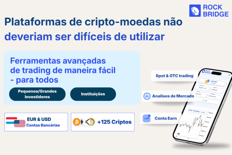 RockBridge disponibiliza ferramentas “nível Wall Street” de trading de cripto-moedas para todos os investidores – gratuitamente