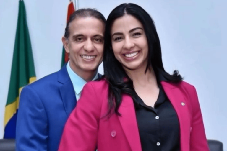 Saiba quem são a deputada estadual e o secretário investigados por desvio de R$ 50 milhões do Fundeb no MA A deputada Daniella (PSB) e o namorado Fábio Gentil, que é ex-prefeito de Caxias