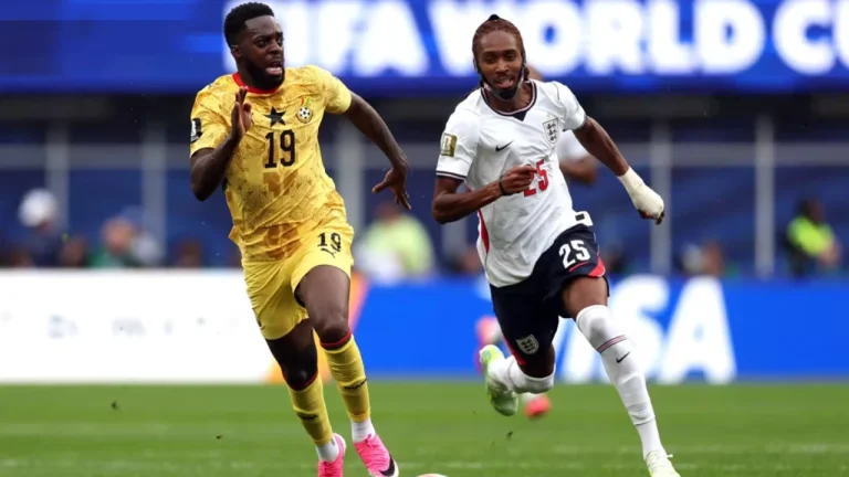 Empate sem gols entre Inglaterra e Gana, com Kane perdendo oportunidade decisiva no último instante