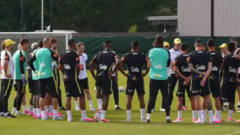 Seleção faz seu primeiro treino nos EUA com estrelas da Champions League